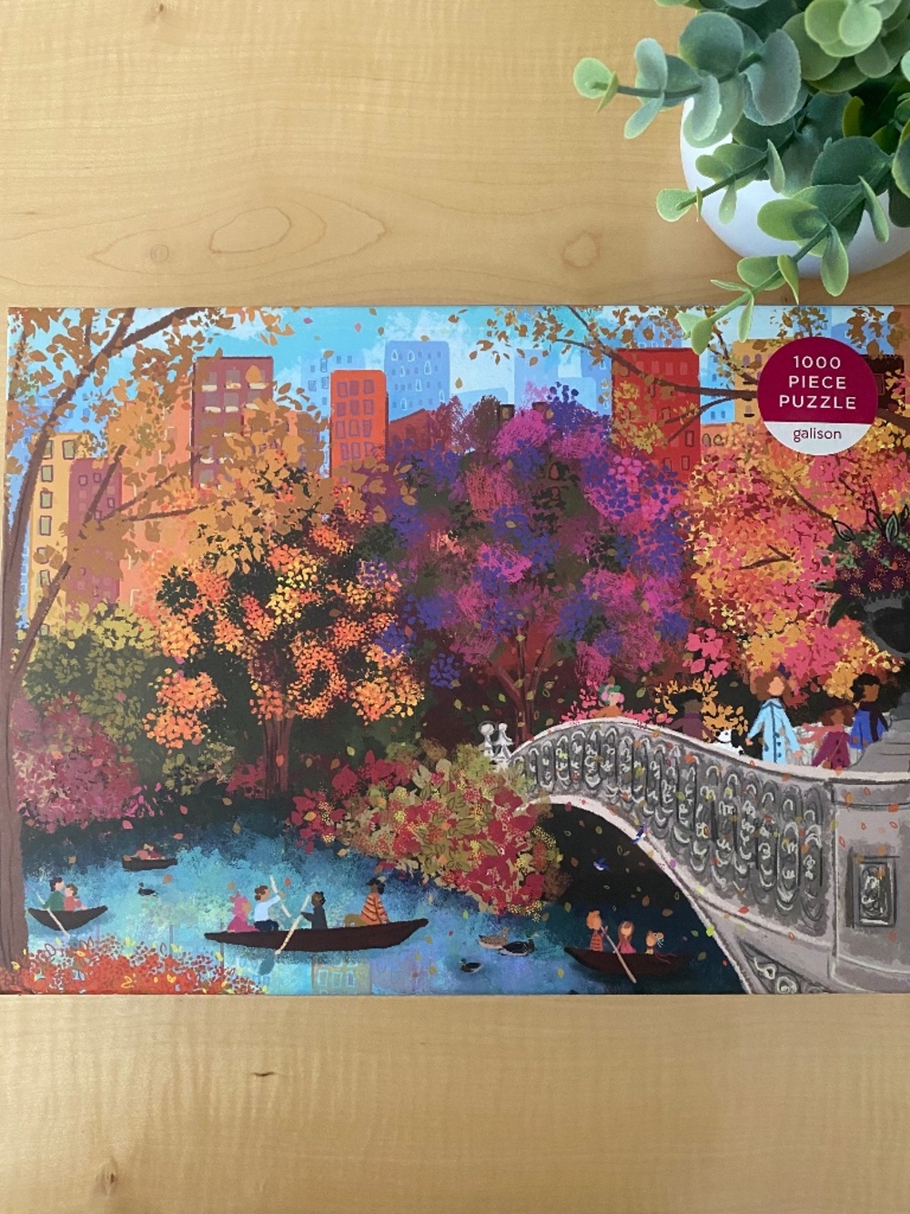 AUTUMN ON BOW BRIDGE PUZZLE - 1000 PIECES
